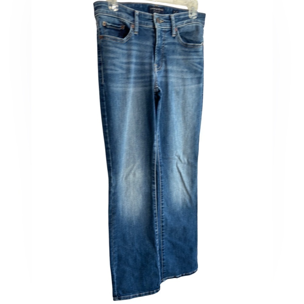 Lucky Brand Sweet Boot Jeans Womens 6/28R 5-Pocket Whisker Western Stretch Denim - Picture 3 of 16